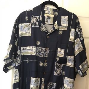 Men’s Tommy Bahama silk shirt